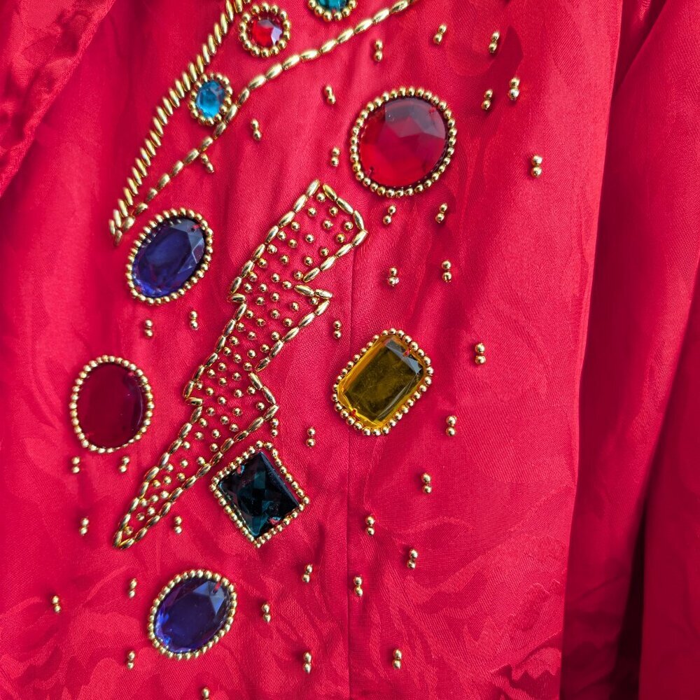 Vintage Simply Tops Bejewelled Maximalism 80s Blazer - Picture 5 of 16